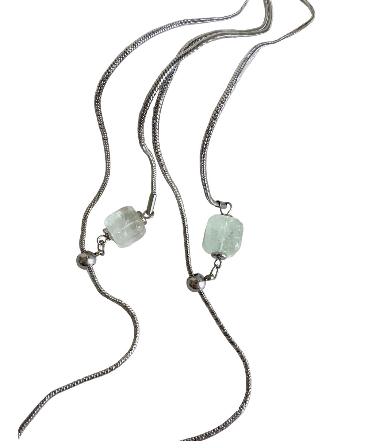 Dames Ketting Met Kristal En Natuursteen Stijlvol Design 4