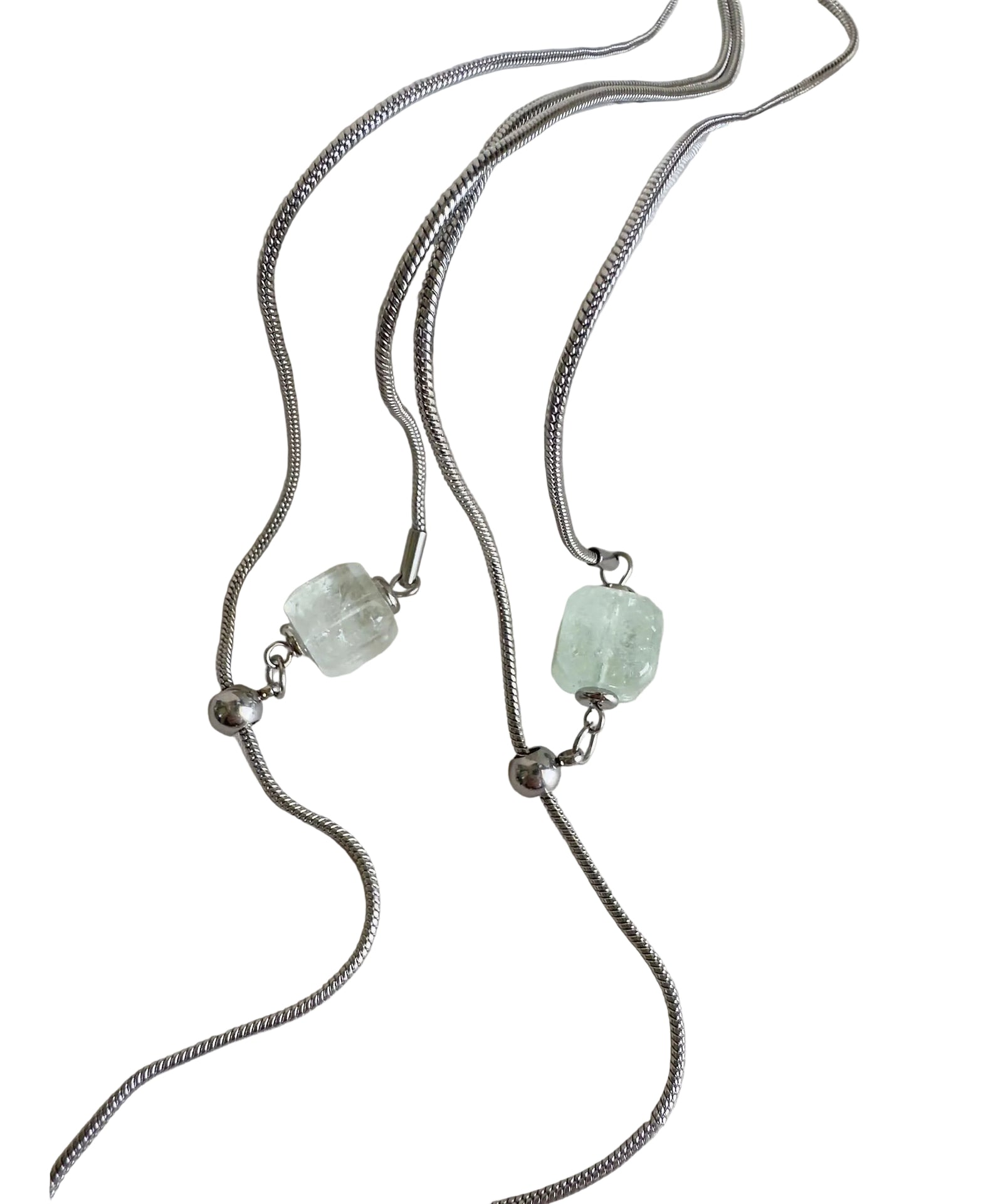 Dames Ketting Met Kristal En Natuursteen Stijlvol Design 4