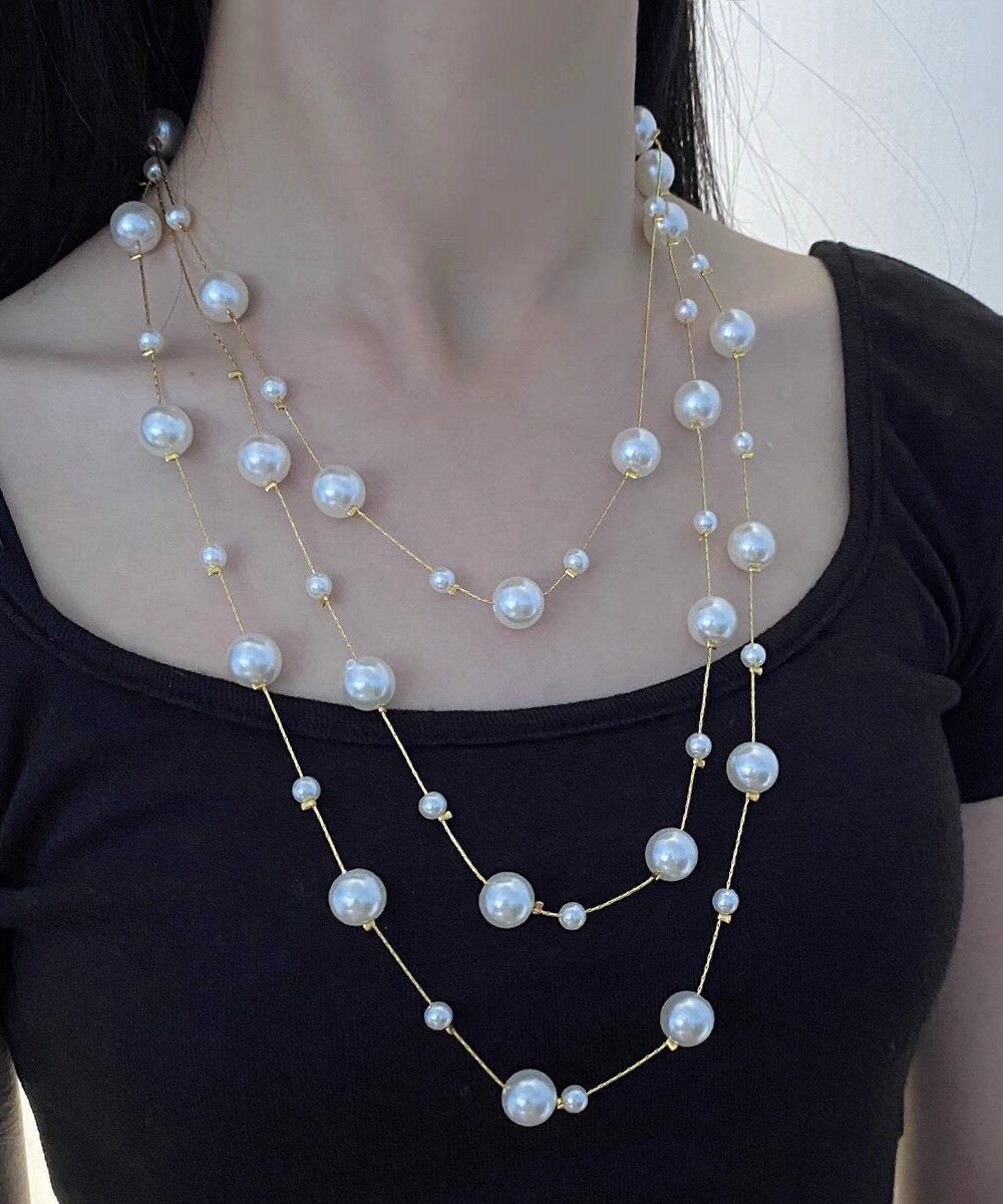 Dames Ketting Met Parel Kralen En Kwastje 2