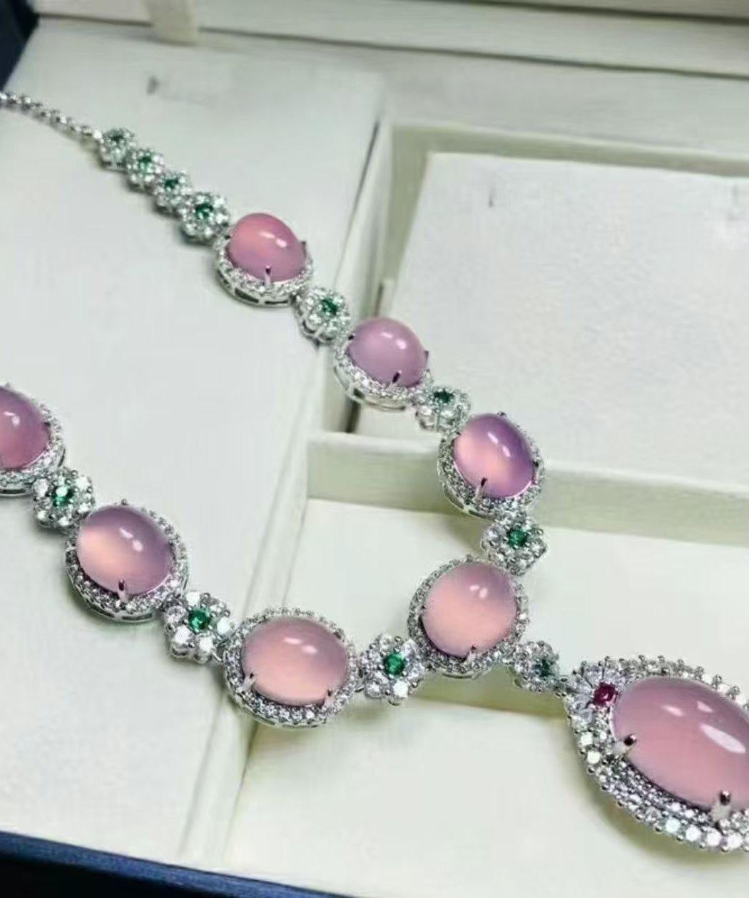 Dames Ketting Set Vierdelig Met Zirkoon Accent 2