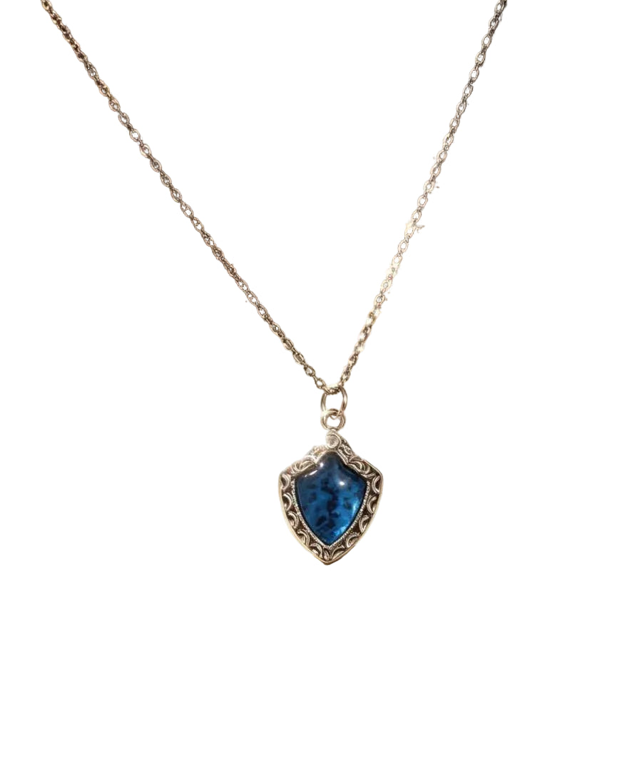 Dames Ketting met Hanger Blauw en Zirkonia Accent 3