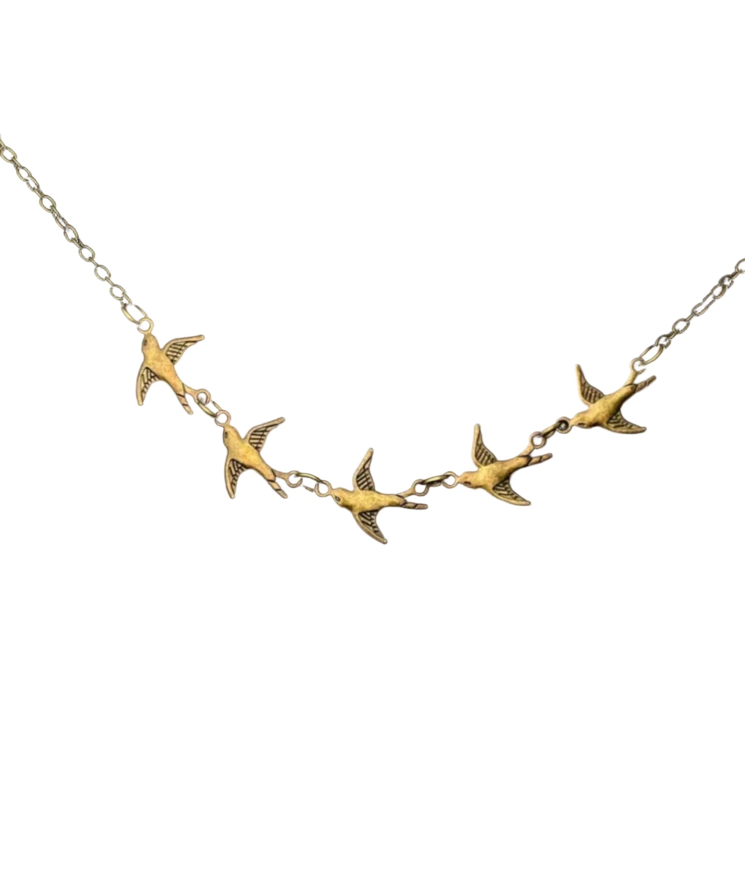 Dames Ketting met Kleine Zwaluw Hanger Fijn Design 0