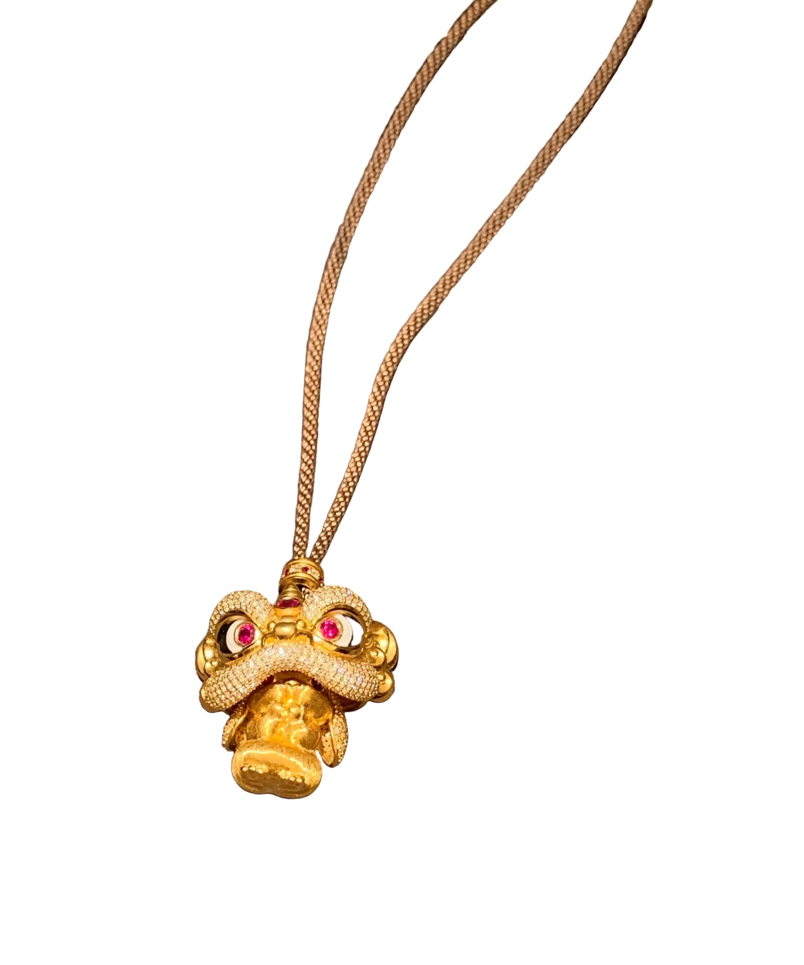 Dames Ketting met Leeuwendans Hanger Vintage Stijl 3