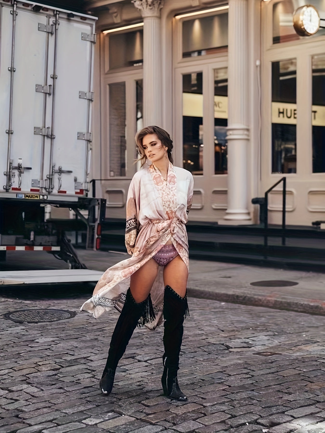 Dames Kimono Bloemenprint Lichtgewicht 6