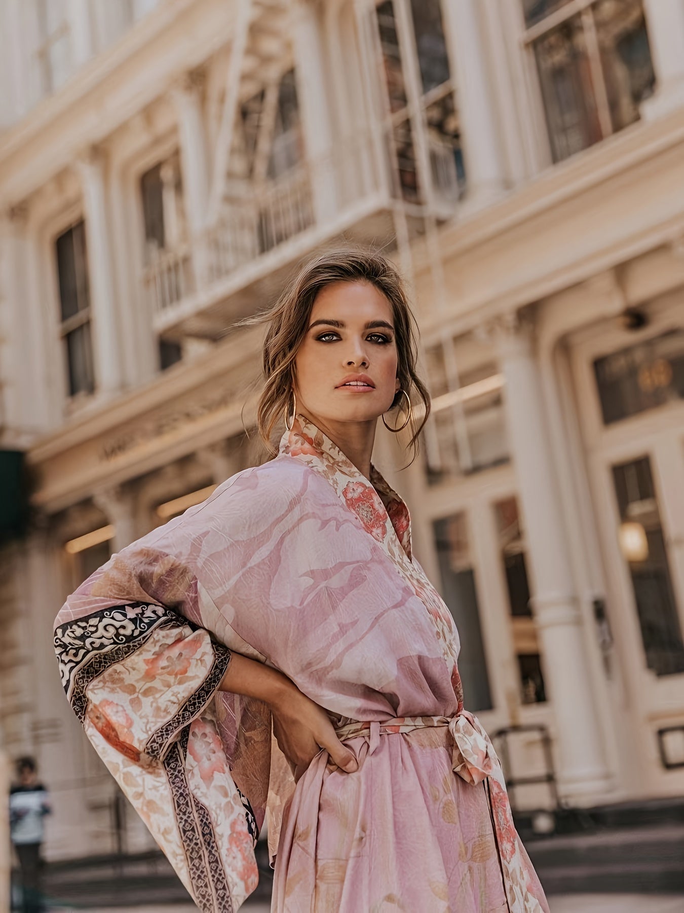 Dames Kimono Bloemenprint Lichtgewicht 7