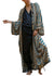 Dames Kimonojas Lange Mouwen Geometrisch Print 0