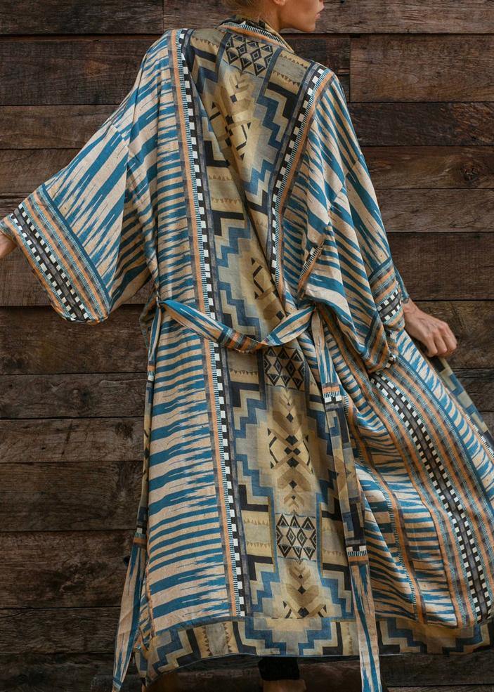 Dames Kimonojas Lange Mouwen Geometrisch Print 3