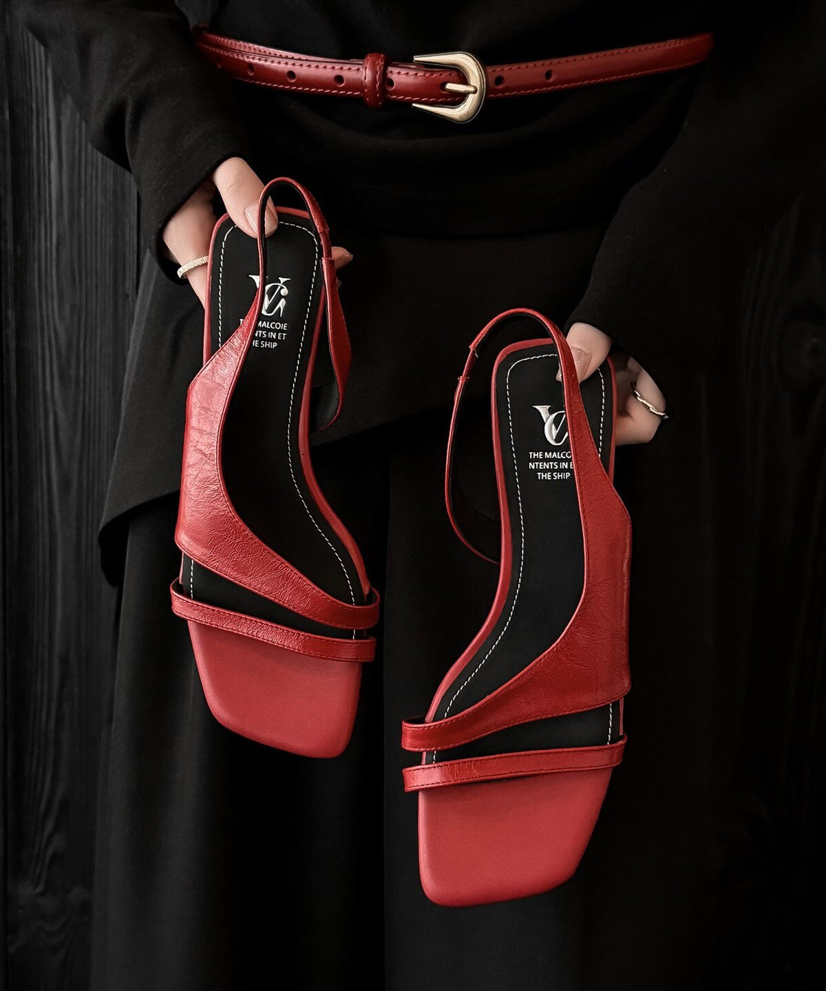 Dames Kittensandalen Gesplitst Design 3