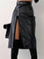 Dames Kokerrok Hoge Taille PU-Leren Stijl Chic en Comfortabel 1