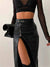 Dames Kokerrok Hoge Taille PU-Leren Stijl Chic en Comfortabel 2