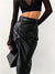 Dames Kokerrok Hoge Taille PU-Leren Stijl Chic en Comfortabel 3