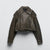 Dames Korte Bikerjacke Moderne Stijl 3