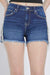 Dames Korte Broek Hoge Taille met Strass Franje Polyester Casual 1