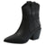 Dames Korte Cowboylaarzen Zwart Moderne Westernstijl Imitatieleer 0