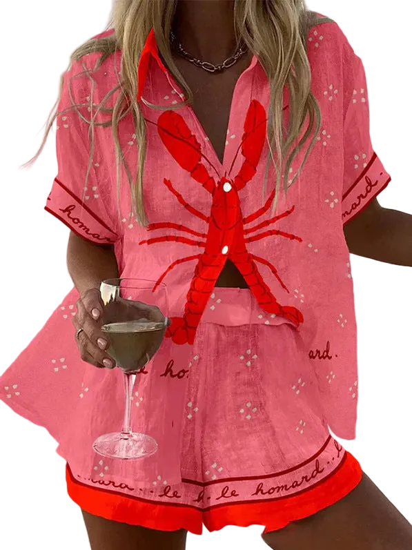 Dames Korte Zomer Strandpak Casual