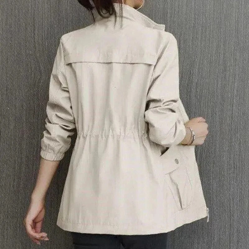 Dames Korte Zomerjacke Met Praktische Zijzakken Lichtgewicht Ademend Stijlvol 2