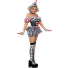 Dames Kostuum Clown Circusstijl voor Carnaval en Feest 1