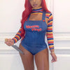 Dames Kostuum Filmkarakter Bodysuit Voor Halloween Feesten 1