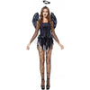 Dames Kostuum Vampier Gothic Stijl voor Carnaval en Feest 5