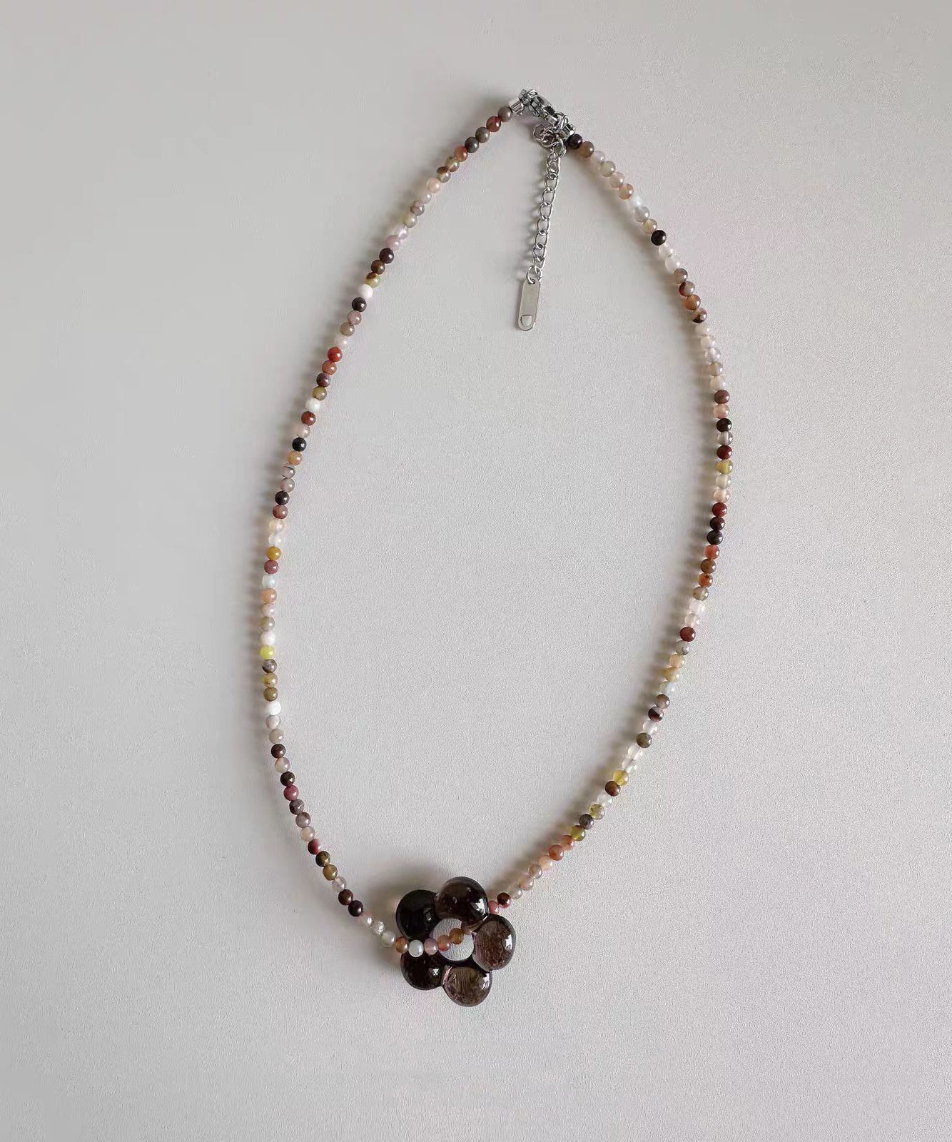 Dames Kralen Hanger Choker met Bloemdesign 2