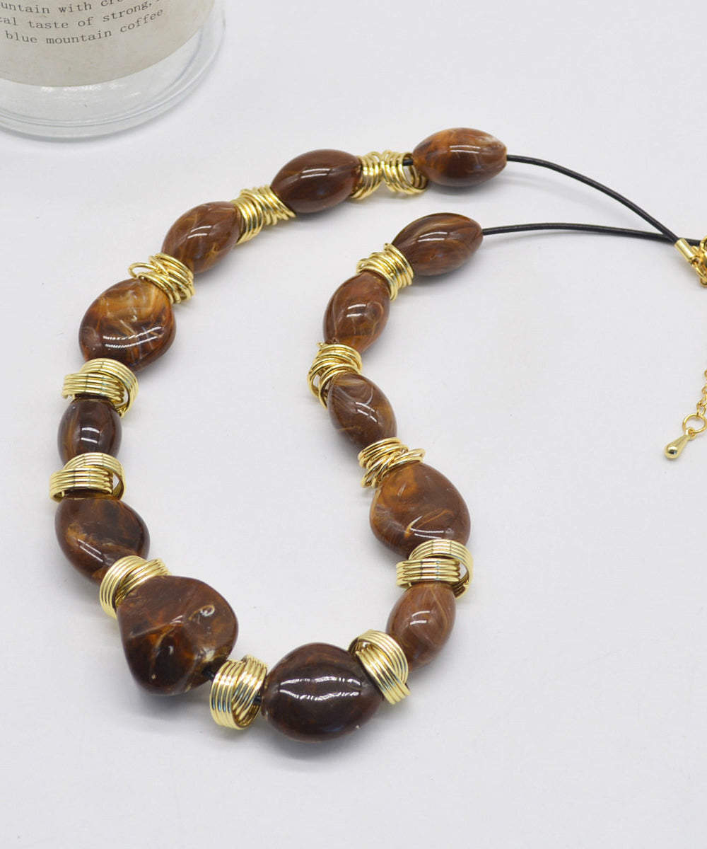 Dames Kralen Ketting Asymmetrisch Boho Stijl 1