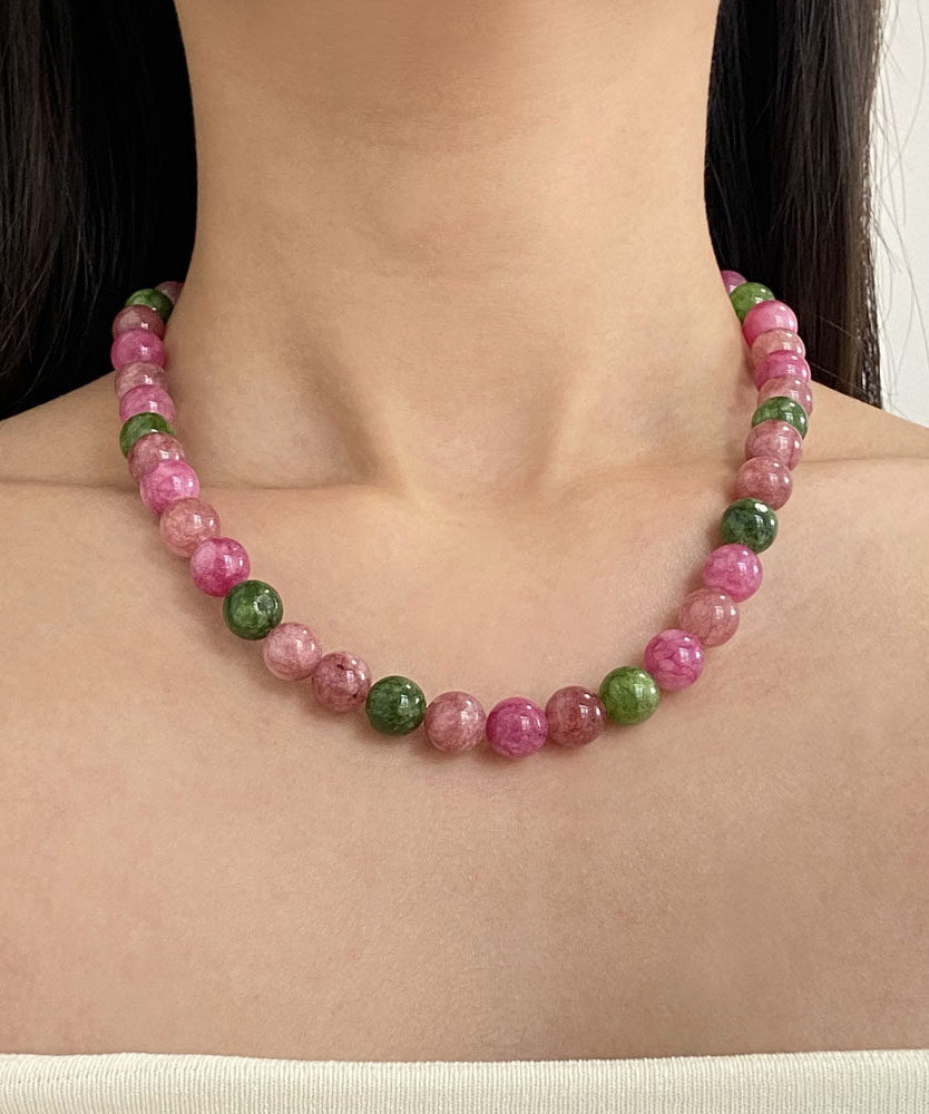 Dames Kralenketting Regenboog Agaat Stijlvol Design 1