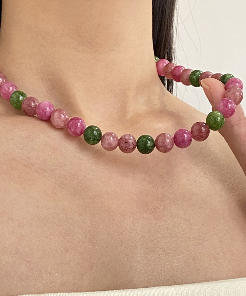 Dames Kralenketting Regenboog Agaat Stijlvol Design 2