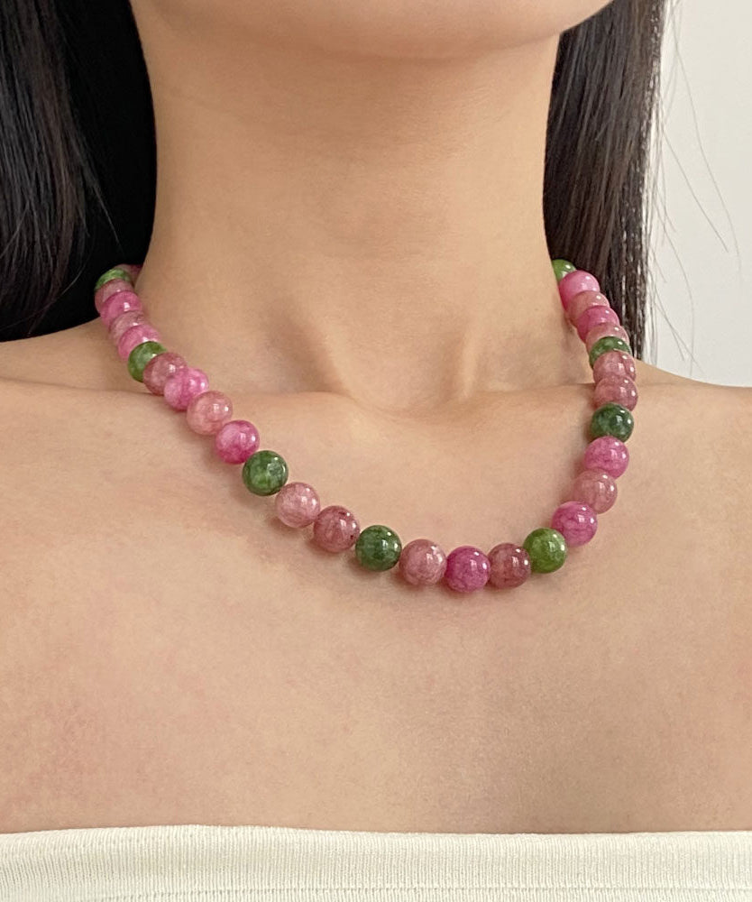 Dames Kralenketting Regenboog Agaat Stijlvol Design 3