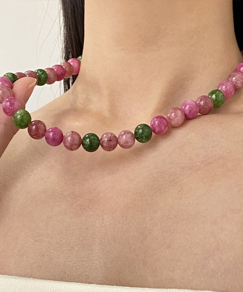 Dames Kralenketting Regenboog Agaat Stijlvol Design 4