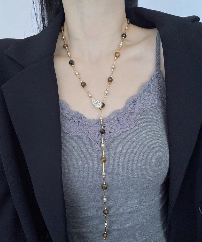 Dames Kralenketting Tijgeroog Stijlvol Design 3