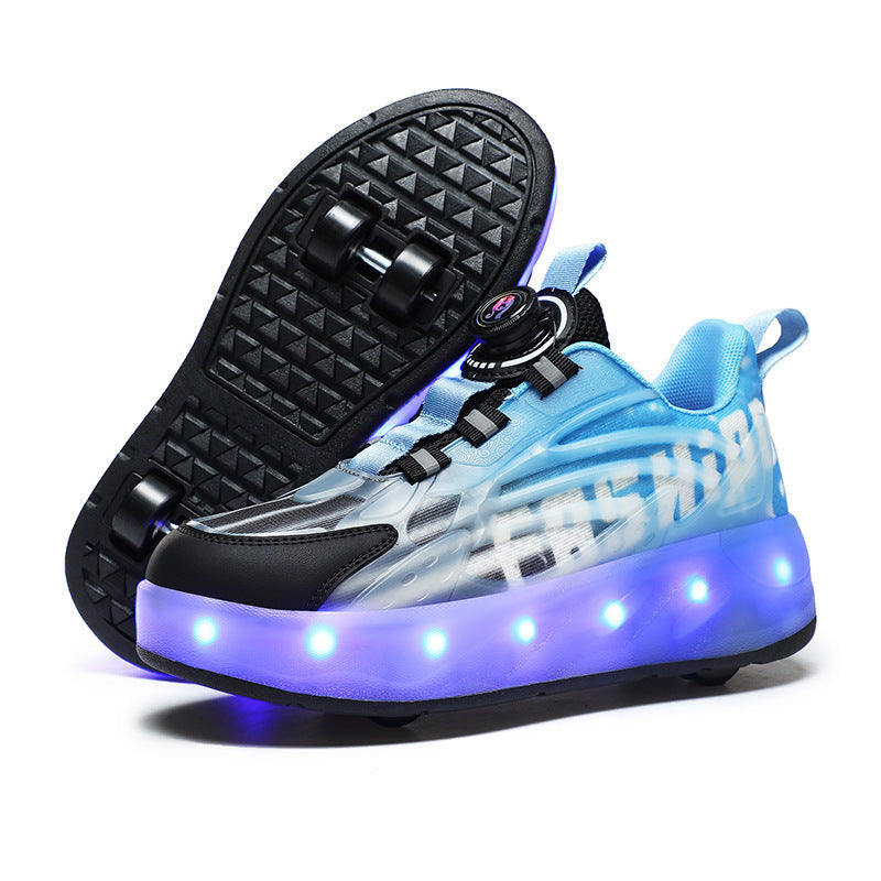 Dames LED Lichtschoenen met Rolschaatsfunctie 0