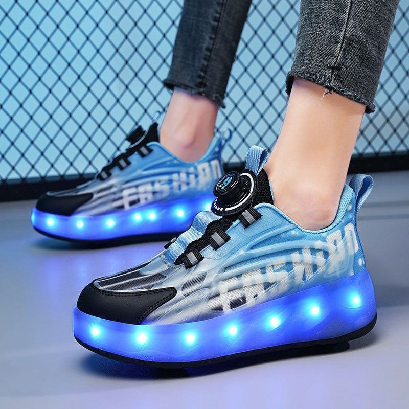 Dames LED Lichtschoenen met Rolschaatsfunctie 1