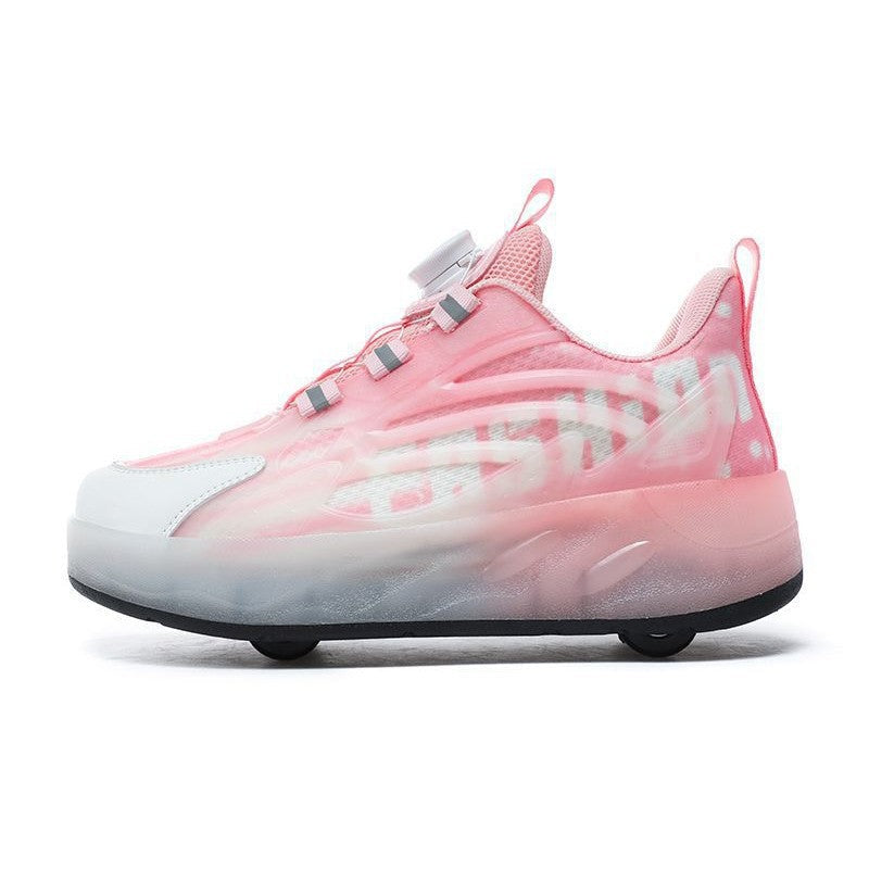 Dames LED Lichtschoenen met Rolschaatsfunctie 2