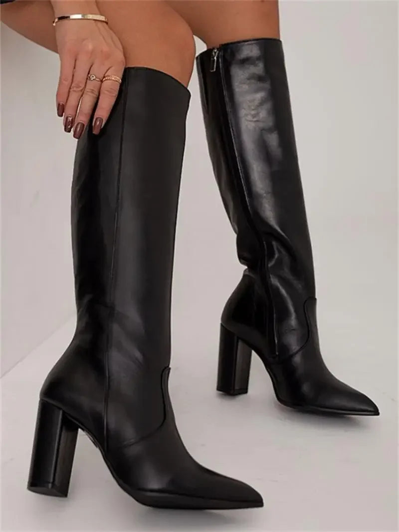 Dames Laarzen Elegante Stijl Kunstleer 3