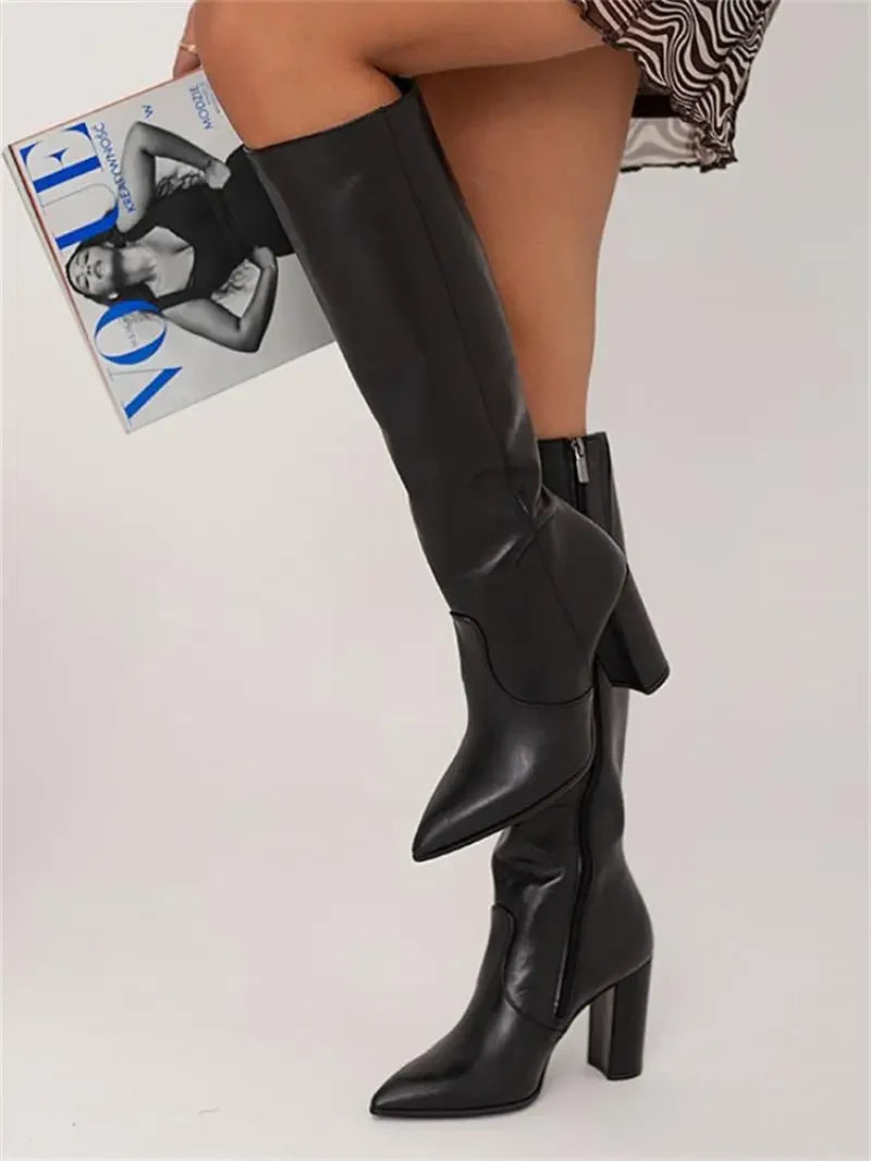 Dames Laarzen Elegante Stijl Kunstleer 5