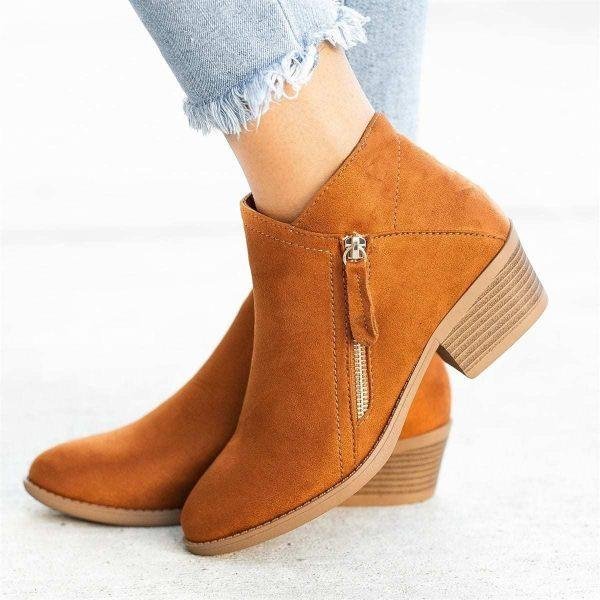 Dames Laarzen met Platform en Ritssluiting 4