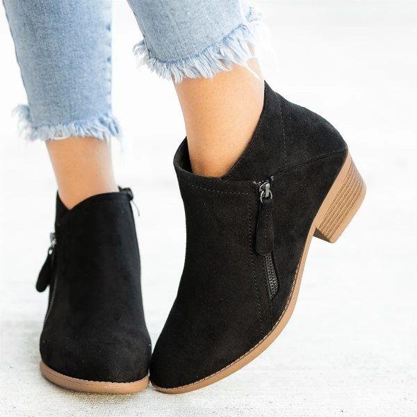 Dames Laarzen met Platform en Ritssluiting 6
