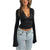 Dames Lace Top Elegante Chic Katoen 0