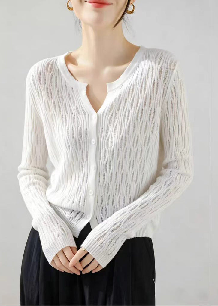 Dames Lang Vest Met Uitgesneden Stijl En Lange Mouwen 1