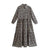 Dames Langärmelig Kleid Geometrisches Muster Modern 3