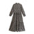Dames Langärmelig Kleid Geometrisches Muster Modern 4
