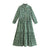 Dames Langärmelig Kleid Geometrisches Muster Modern 8