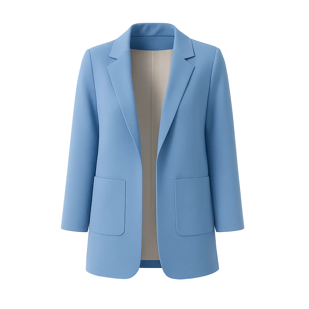Dames Lange Blazer Stijlvol voor Casual en Formele Gelegenheden 0