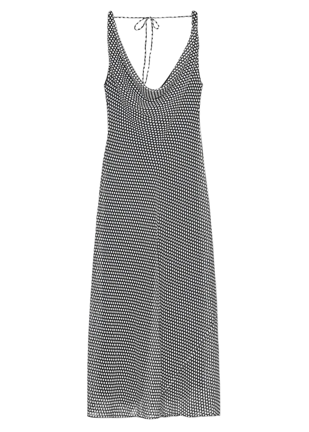 Dames Lange Cami Jurk Met Stippen Casual Stijl 4