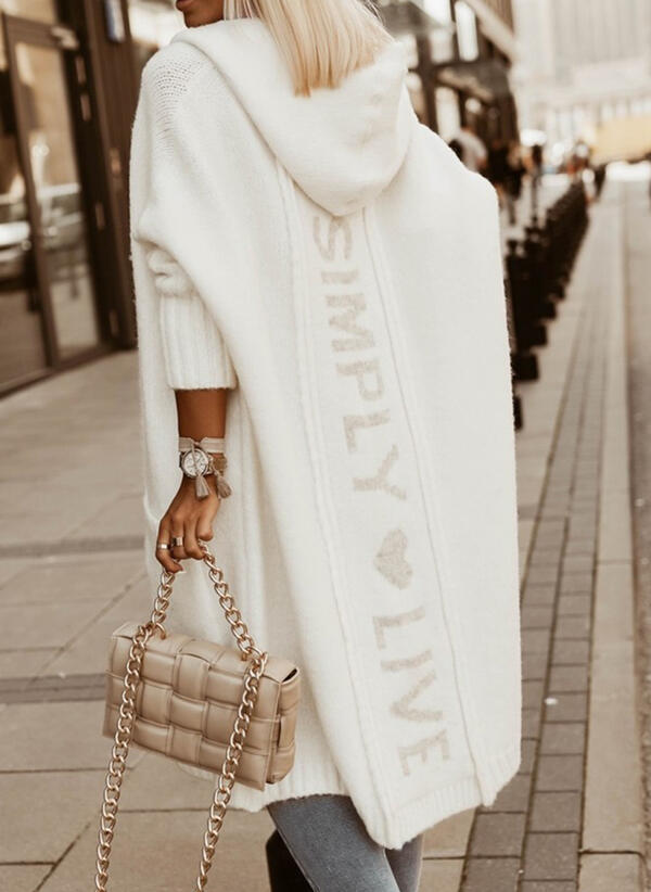 Dames Lange Cardigan Met Luxe Afwerking voor Elke Gelegenheid 4