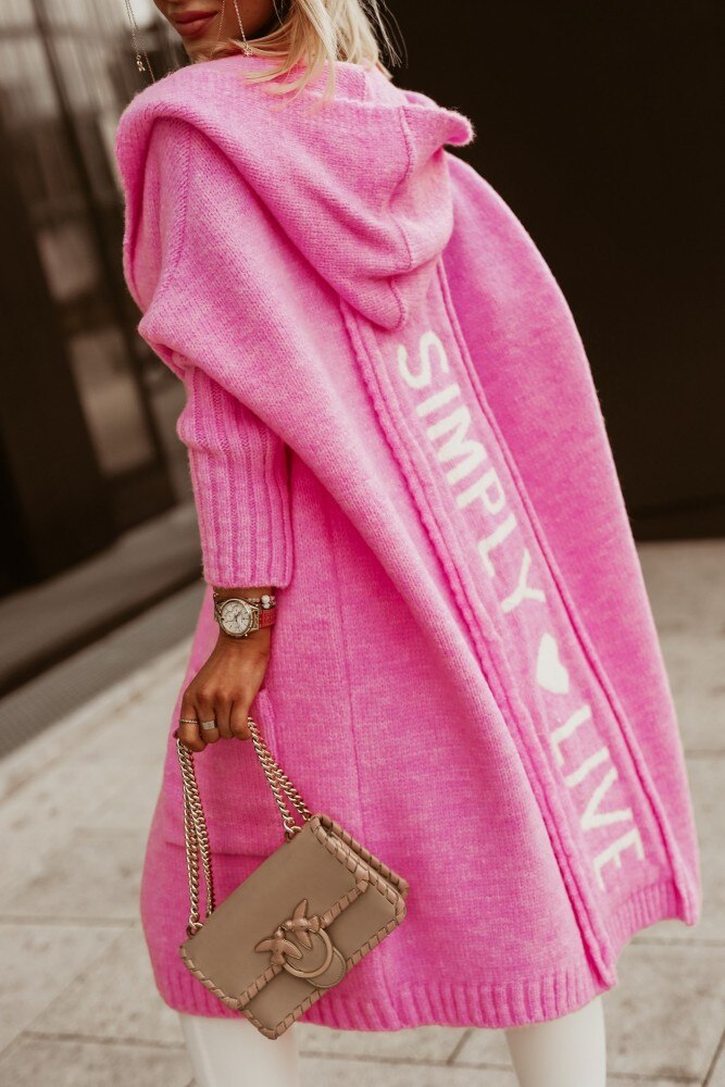 Dames Lange Cardigan Met Luxe Afwerking voor Elke Gelegenheid 6