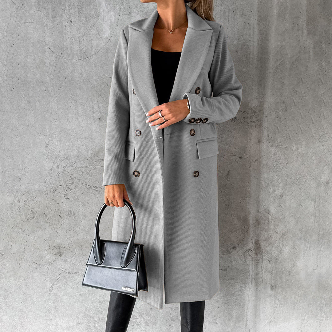Dames Lange Gewatteerde Winterjas Met Comfortabele Pasvorm 2