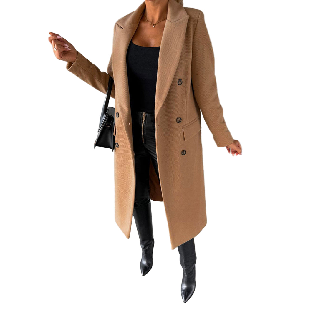 Dames Lange Gewatteerde Winterjas Met Comfortabele Pasvorm 5