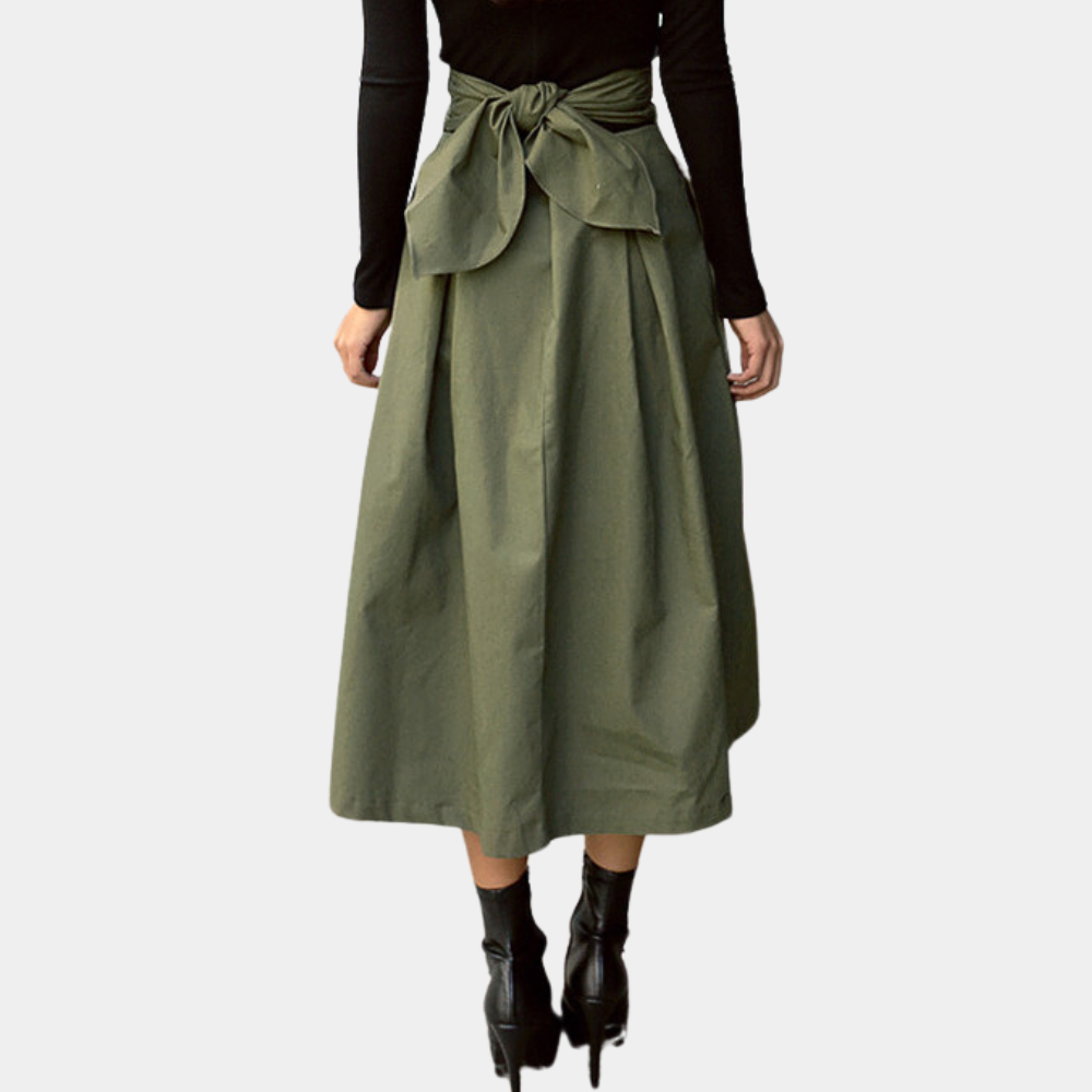 Dames Lange Hoge Taille Rok Stijlvol voor Herfst 2