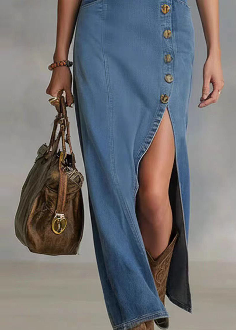 Dames Lange Jurk Asymmetrisch Design 4